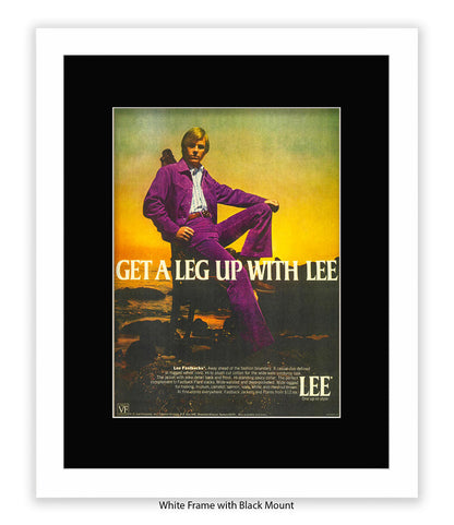 Lee Cooper Get a leg up with lee Art Print