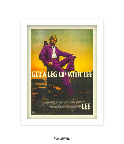 Lee Cooper Get a leg up with lee Art Print