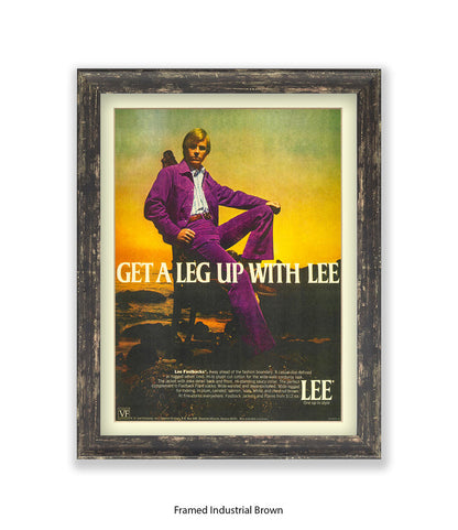 Lee Cooper Get a leg up with lee Art Print