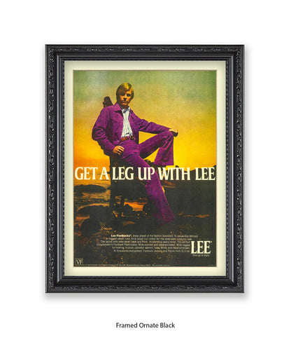 Lee Cooper Get a leg up with lee Art Print