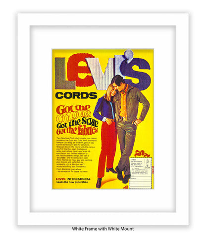 LeviÕs Cords Couple Got The Colours Art Print