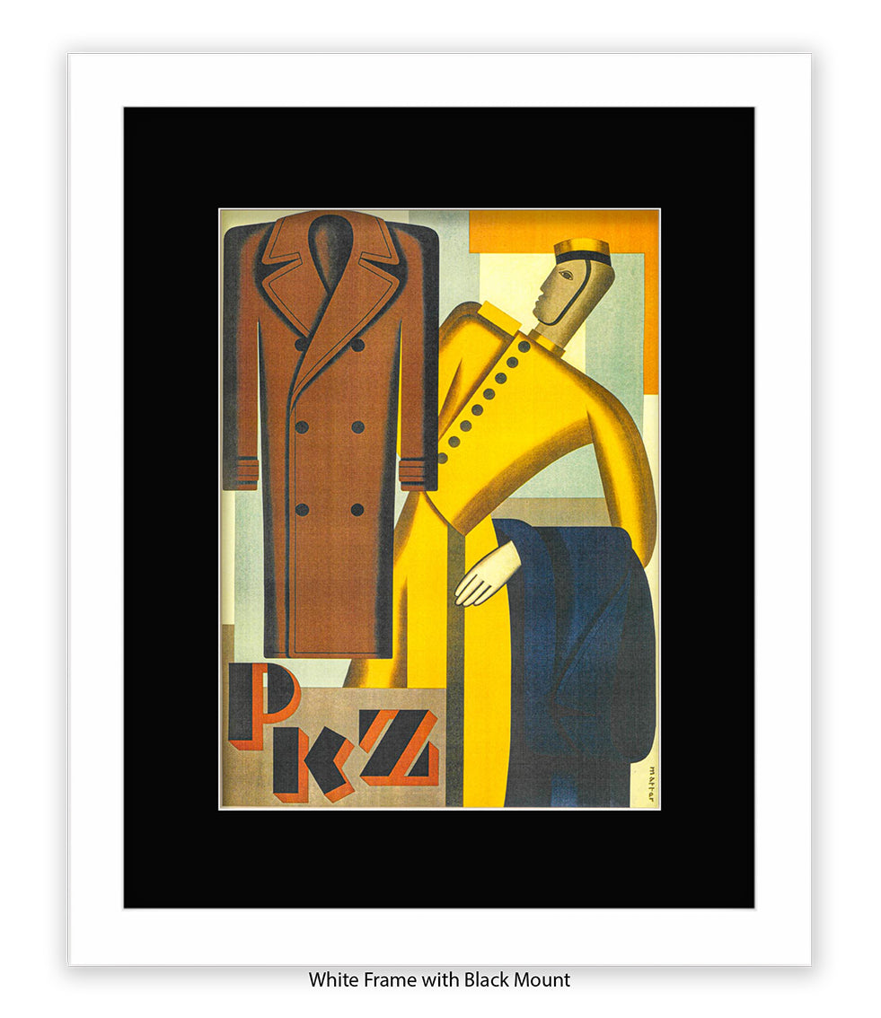 P K Z  Yellow Bell Boy Menswear Art Print