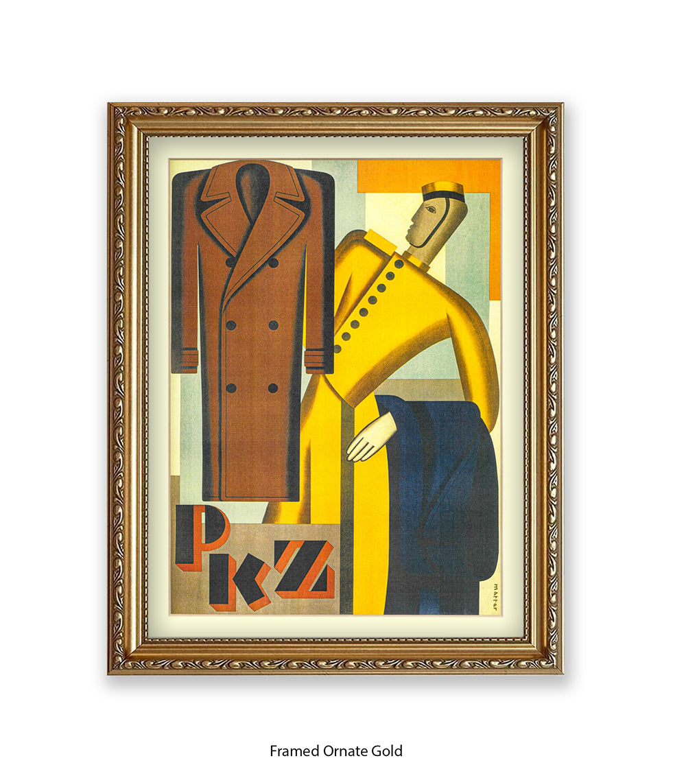 P K Z  Yellow Bell Boy Menswear Art Print