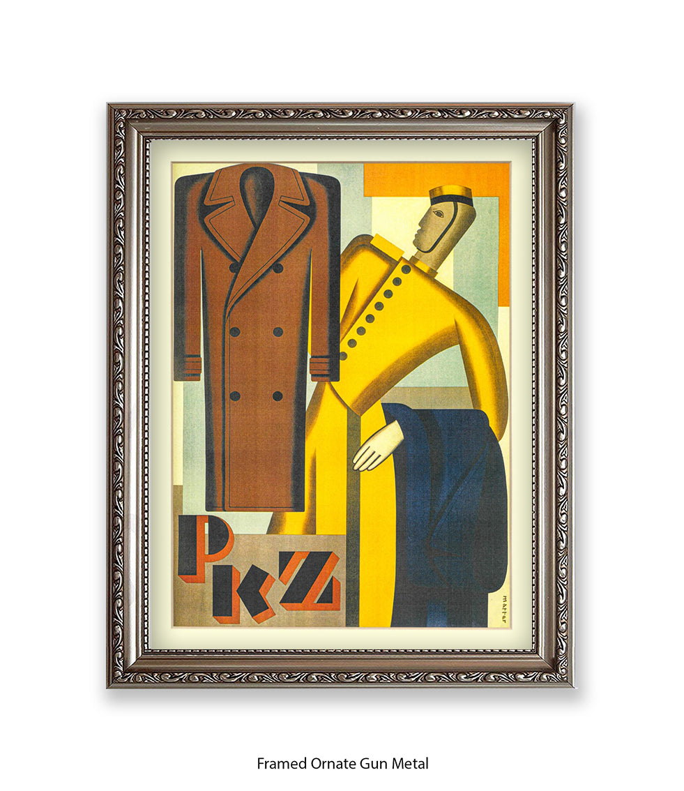 P K Z  Yellow Bell Boy Menswear Art Print