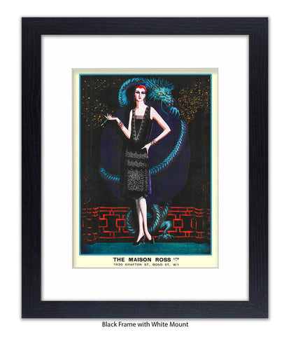 Maison Ross Ltd Lady & Dragon Bond Street Art Print