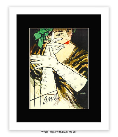 Hansen White Gloves Art Print