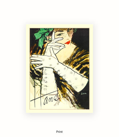 Hansen White Gloves Art Print