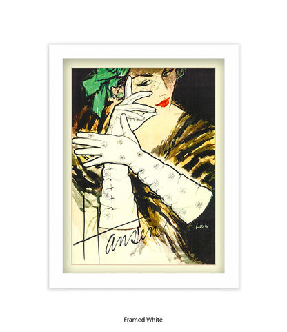 Hansen White Gloves Art Print