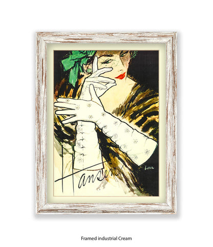 Hansen White Gloves Art Print