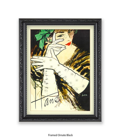 Hansen White Gloves Art Print