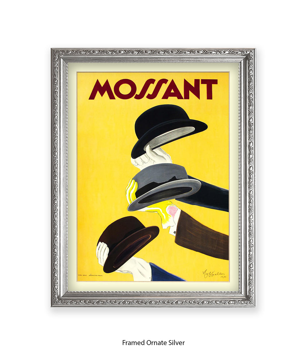 Mossant Hats Art Print