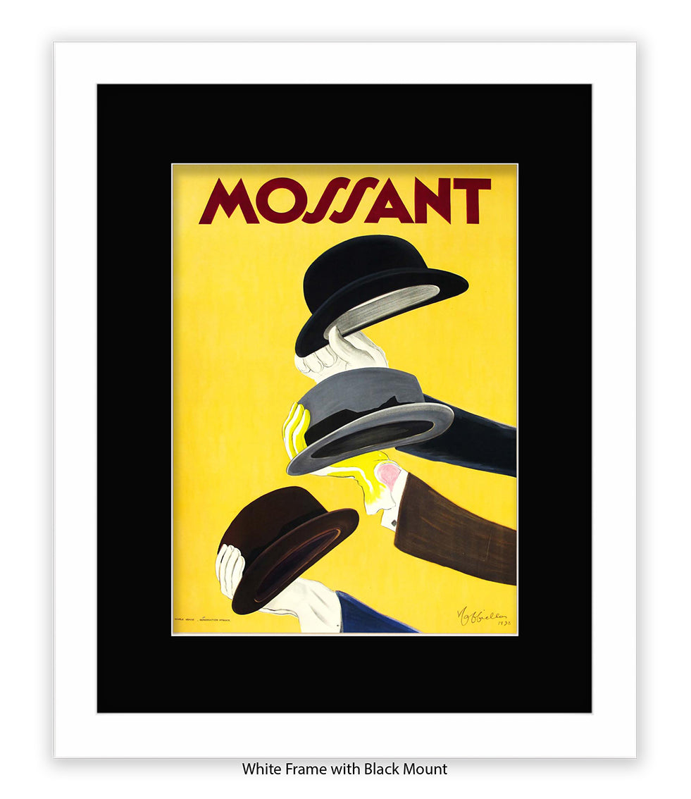 Mossant Hats Art Print