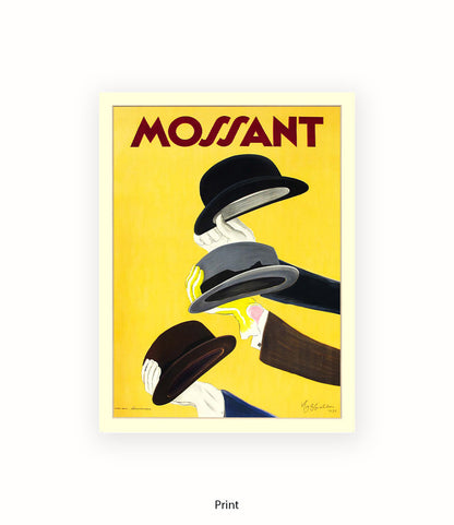 Mossant Hats Art Print