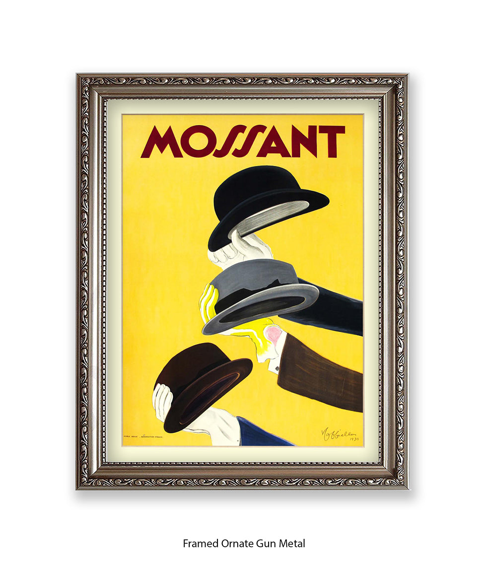 Mossant Hats Art Print