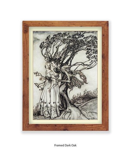 Arthur Rackham Tree Prince Art Print