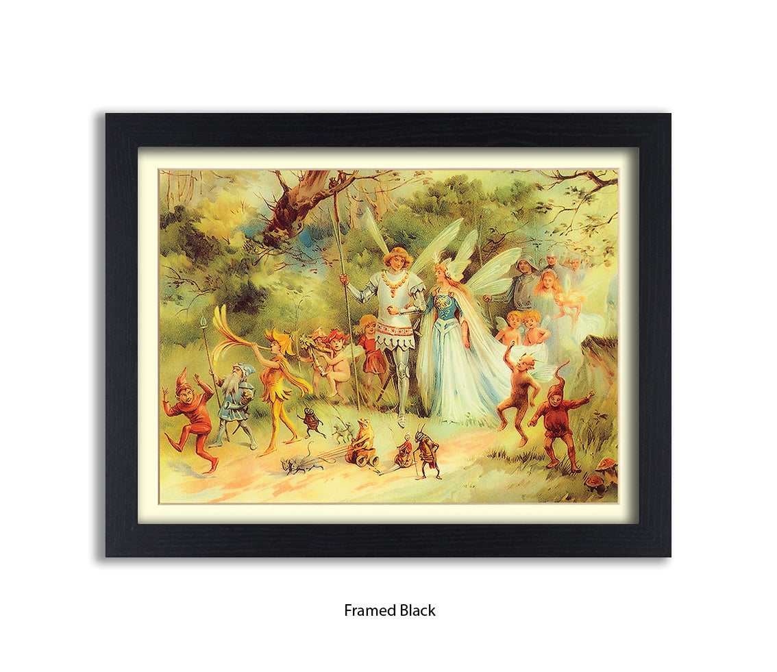 Fairy King & Queen 1910 Art Print