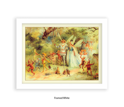 Fairy King & Queen 1910 Art Print