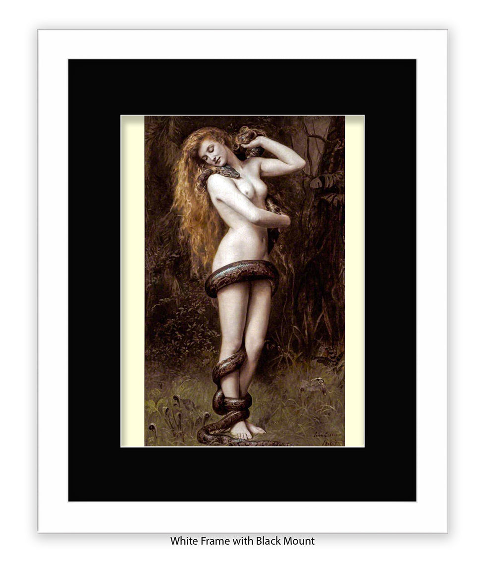 Arthur Rackham Girl With Snake Art Print