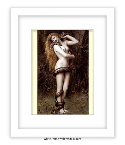 Arthur Rackham Girl With Snake Art Print