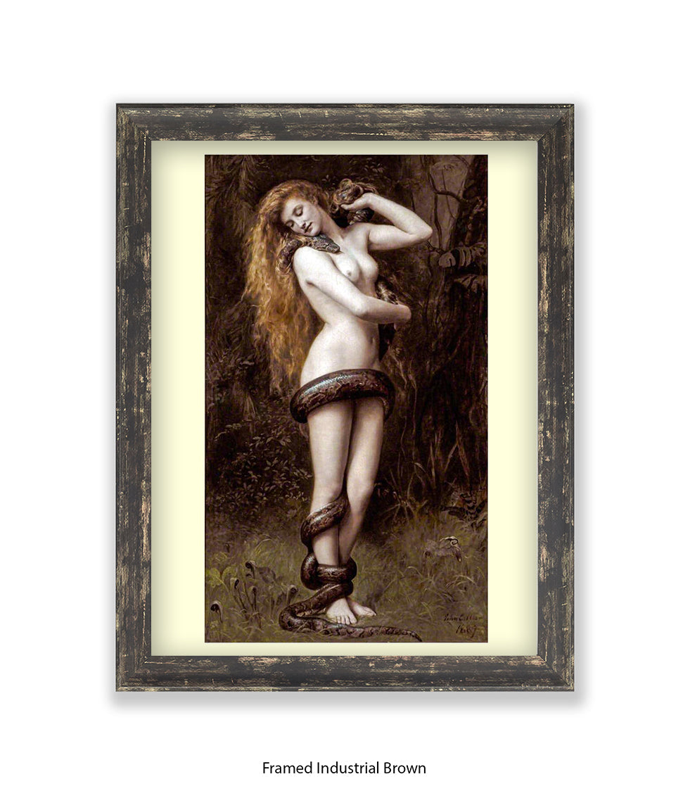 Arthur Rackham Girl With Snake Art Print