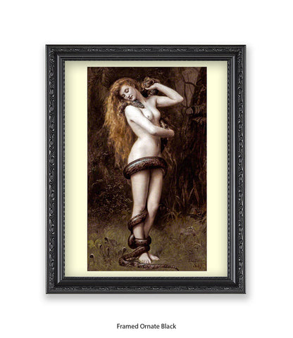 Arthur Rackham Girl With Snake Art Print