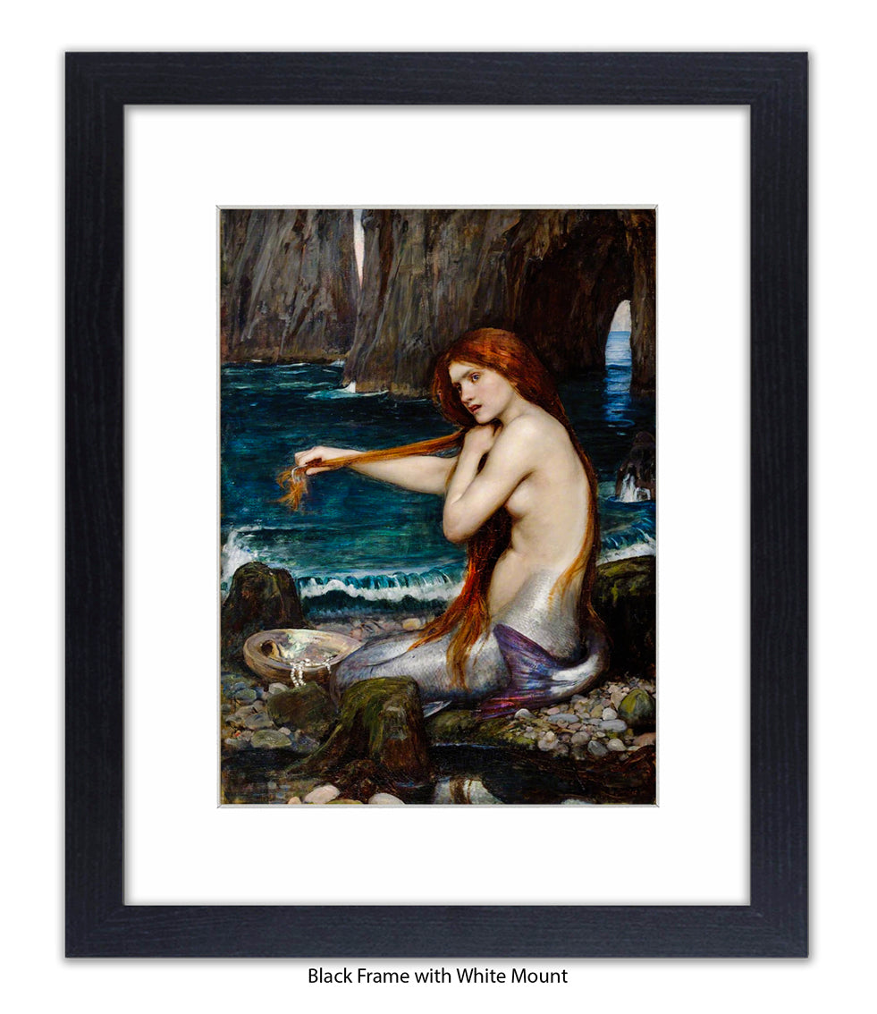 Mermaid Waterhouse Art Print