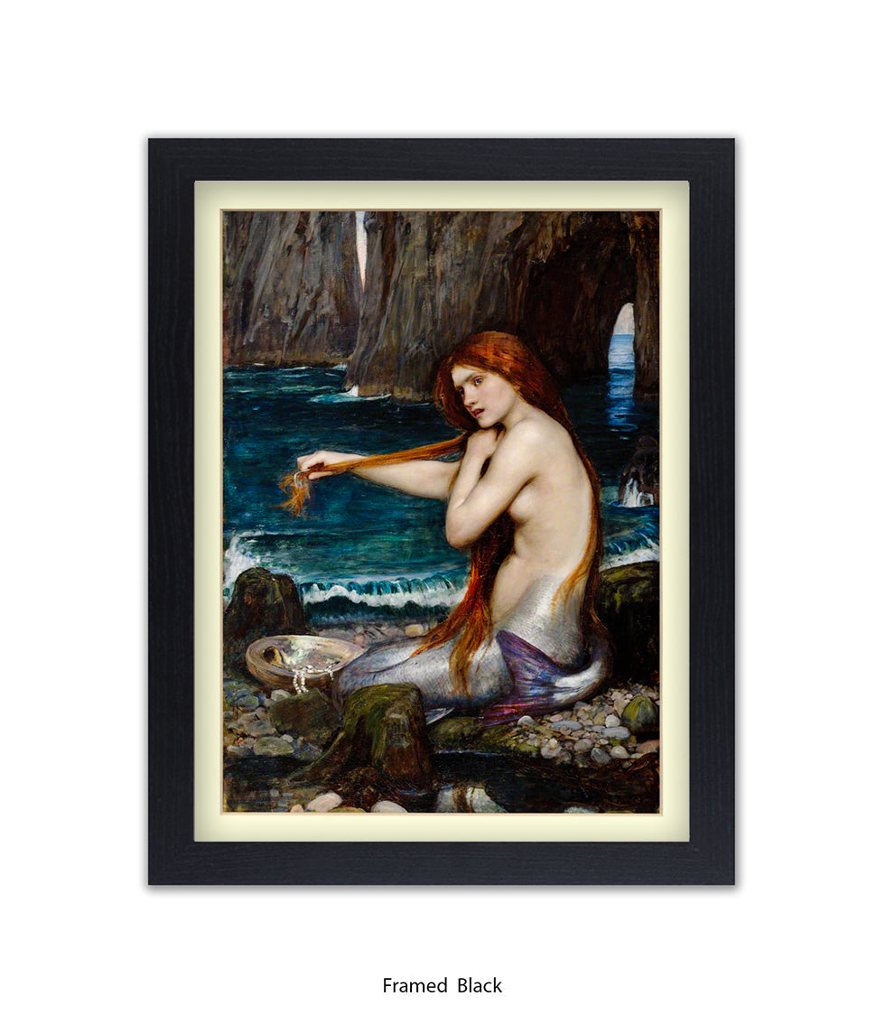 Mermaid Waterhouse Art Print