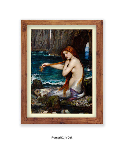 Mermaid Waterhouse Art Print