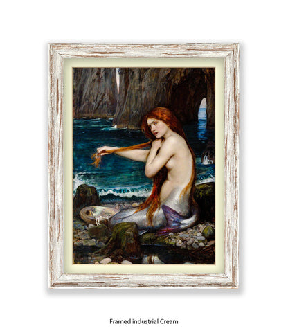 Mermaid Waterhouse Art Print