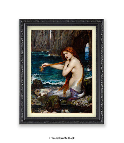 Mermaid Waterhouse Art Print