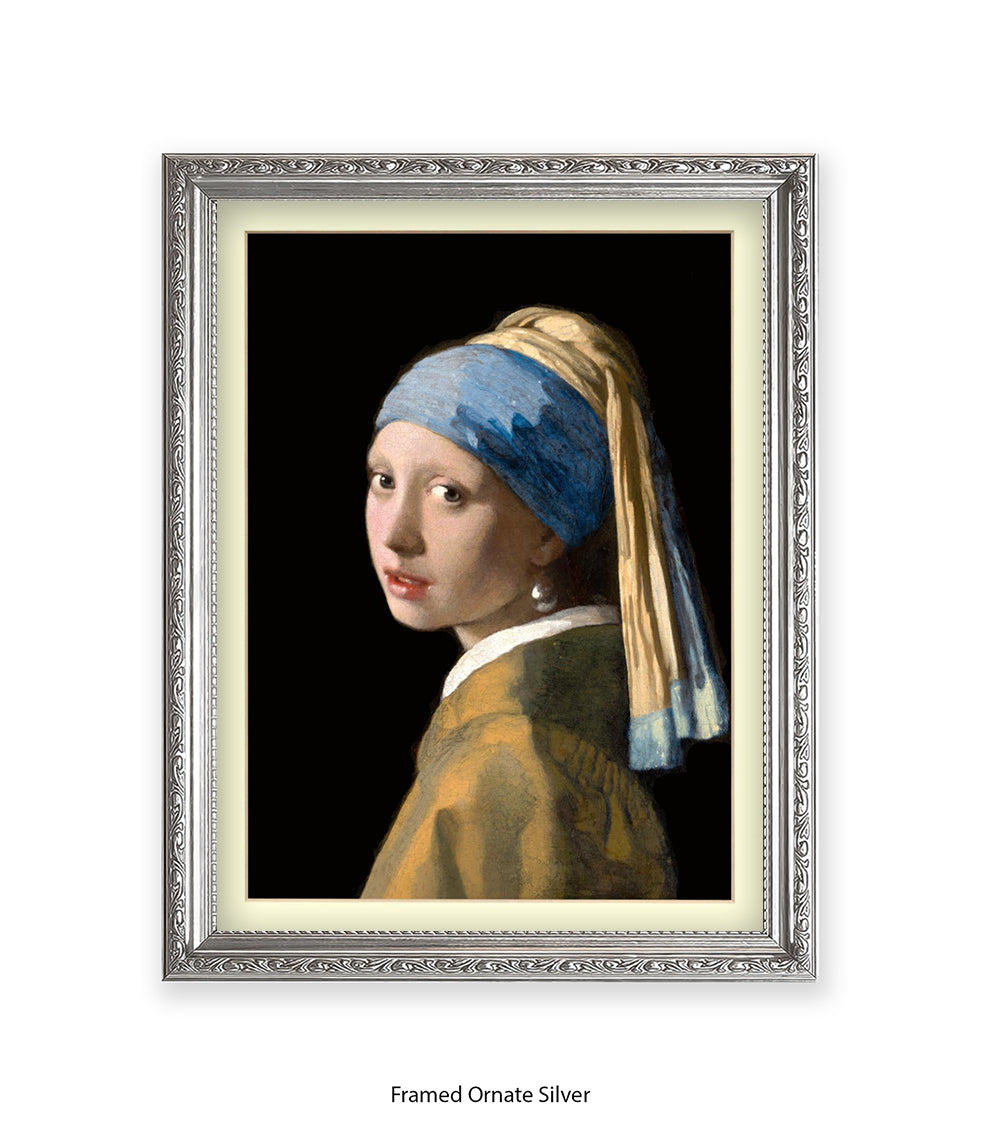 Girl With A Pearl Earing Art Print