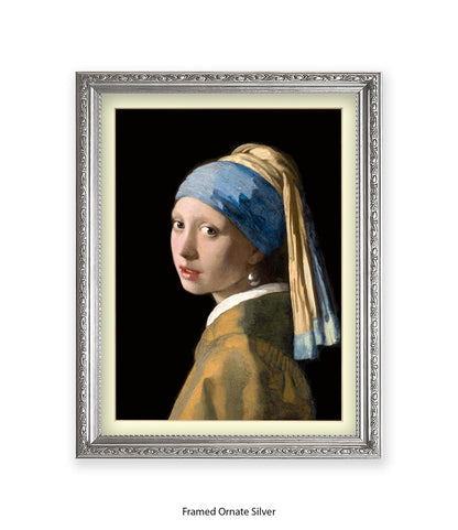 Girl With A Pearl Earing Art Print