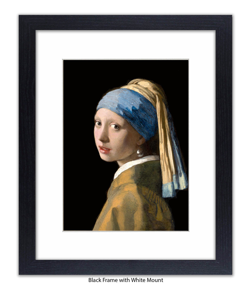 Girl With A Pearl Earing Art Print