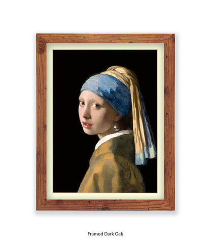 Girl With A Pearl Earing Art Print