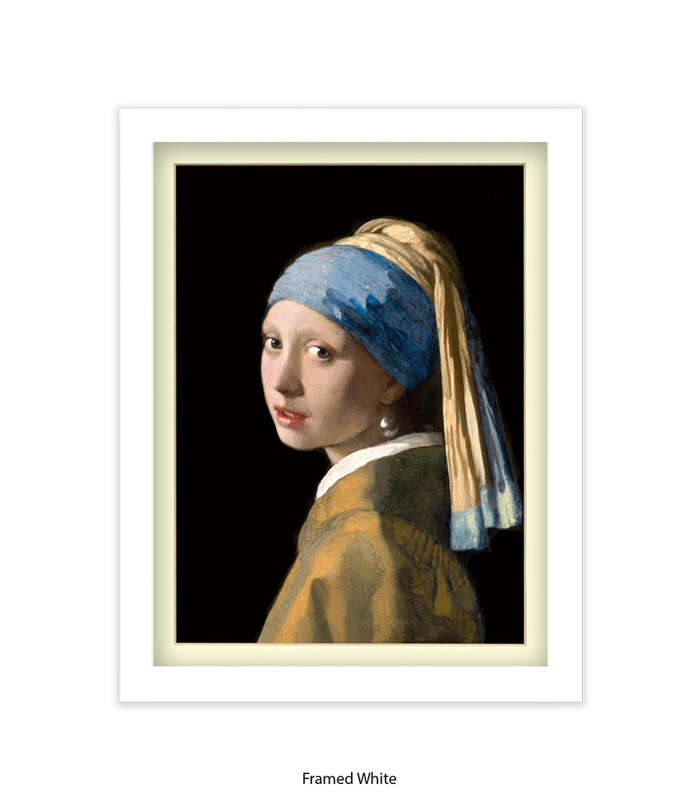 Girl With A Pearl Earing Art Print