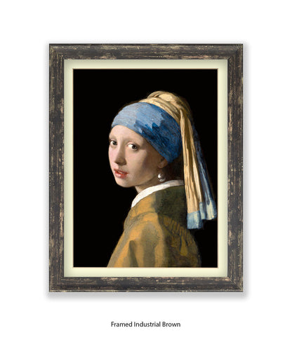 Girl With A Pearl Earing Art Print