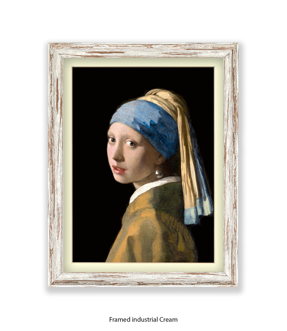 Girl With A Pearl Earing Art Print