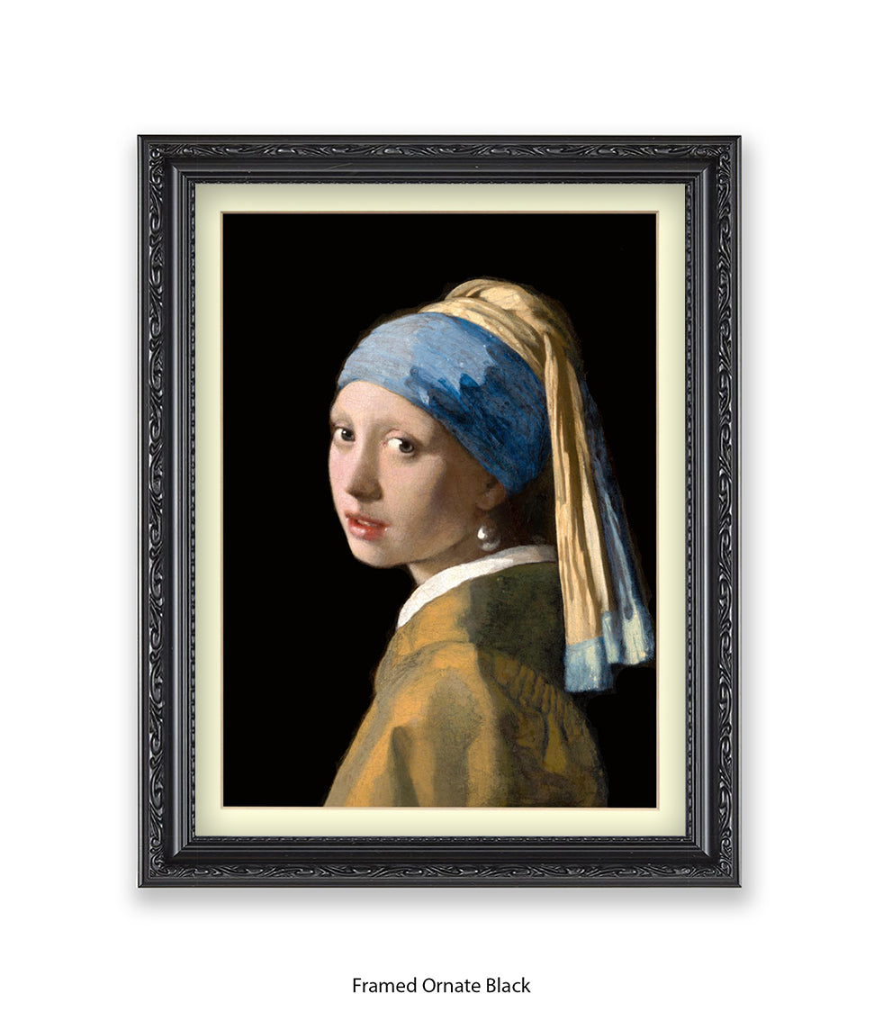 Girl With A Pearl Earing Art Print