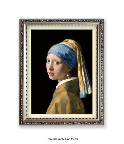 Girl With A Pearl Earing Art Print