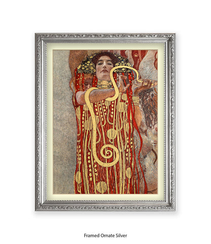 Hygieia Snake Queen Art Print