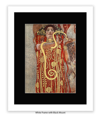 Hygieia Snake Queen Art Print