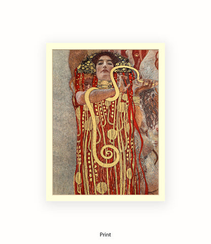 Hygieia Snake Queen Art Print