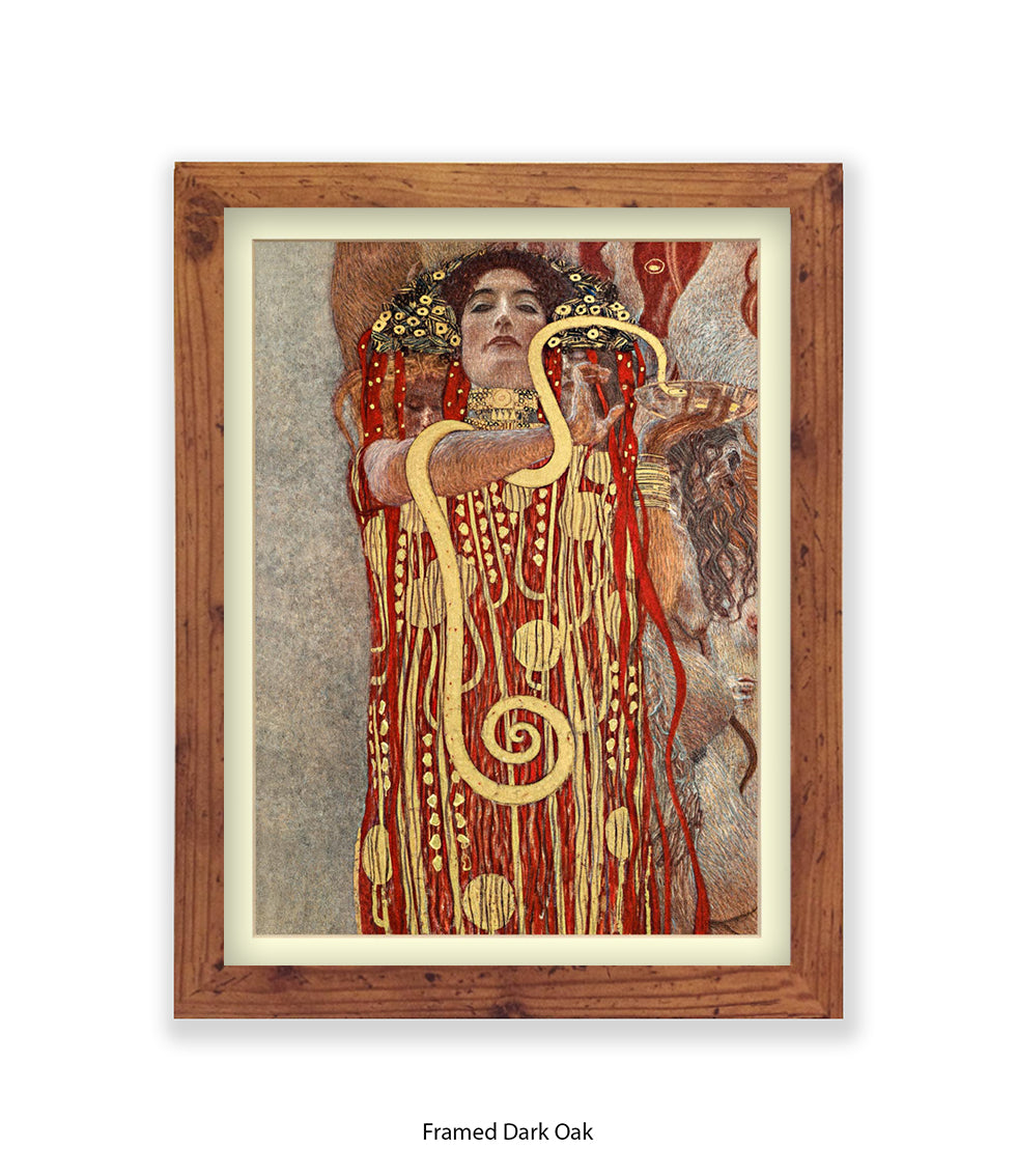 Hygieia Snake Queen Art Print