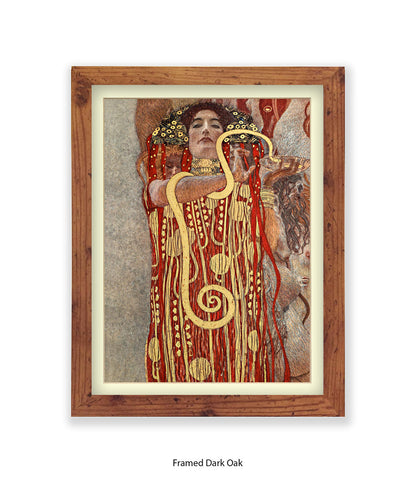 Hygieia Snake Queen Art Print