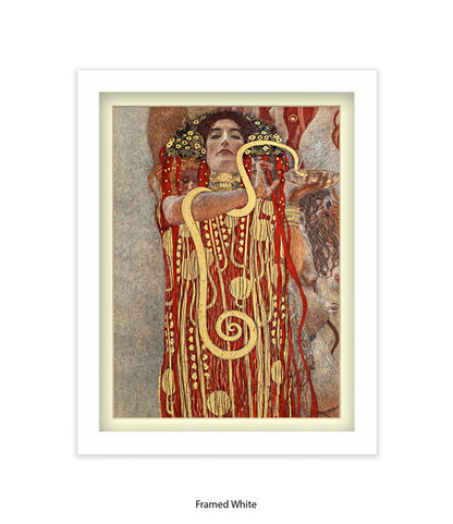 Hygieia Snake Queen Art Print