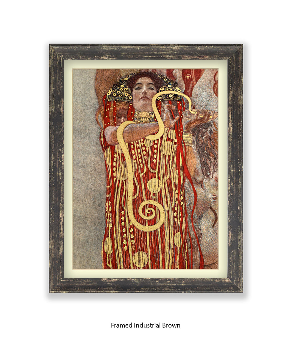 Hygieia Snake Queen Art Print