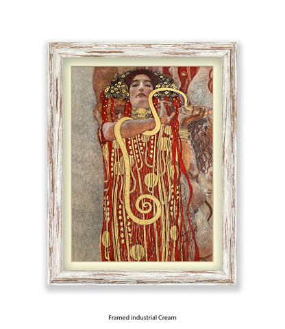 Hygieia Snake Queen Art Print