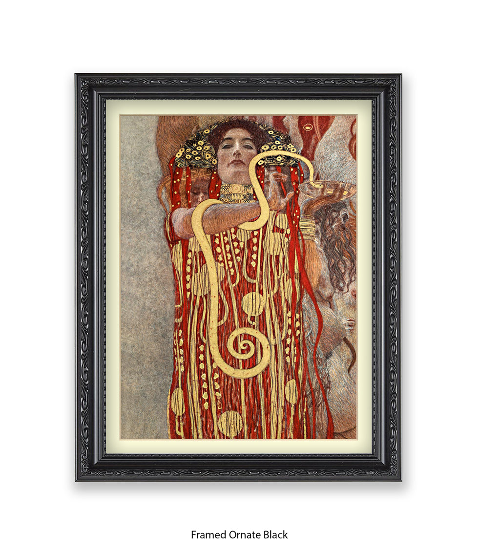 Hygieia Snake Queen Art Print