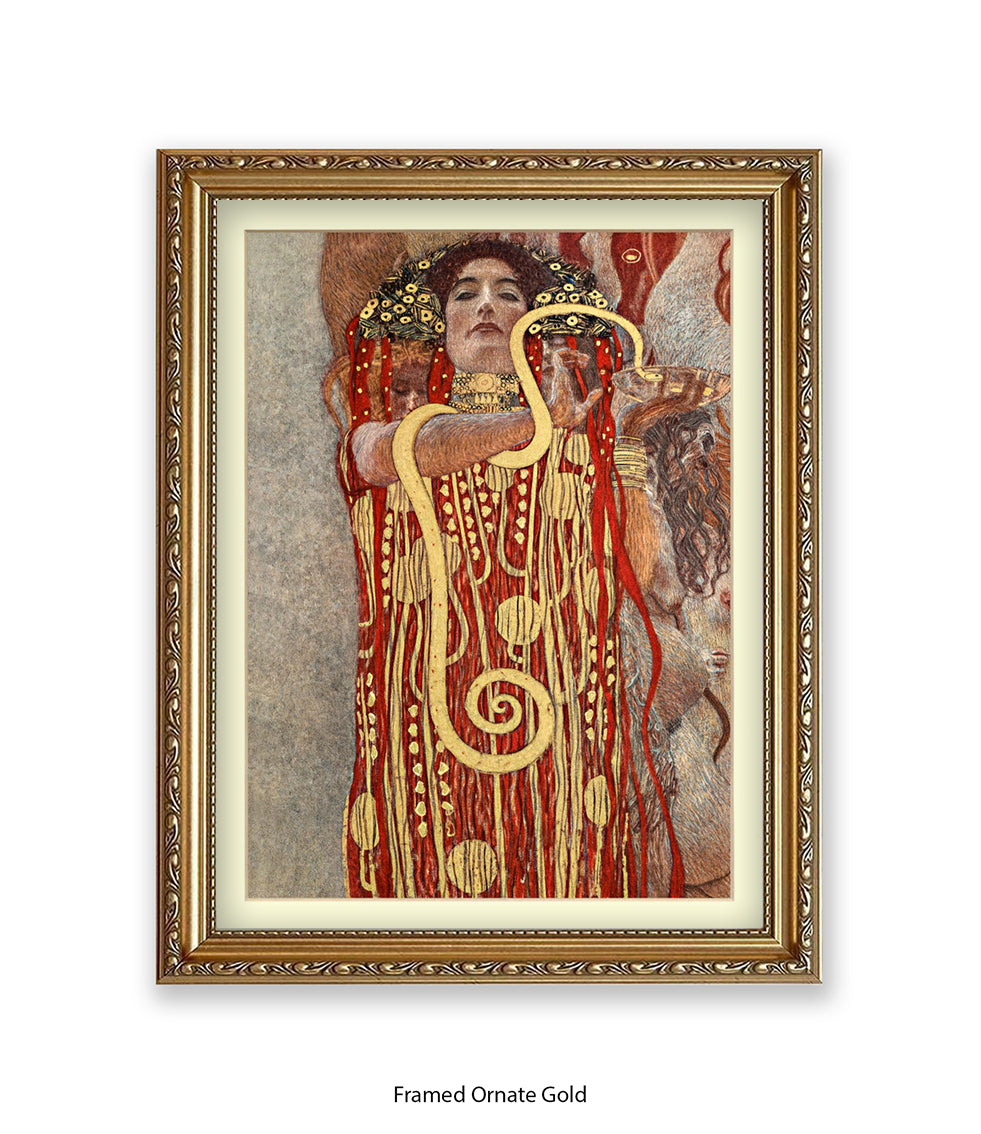 Hygieia Snake Queen Art Print