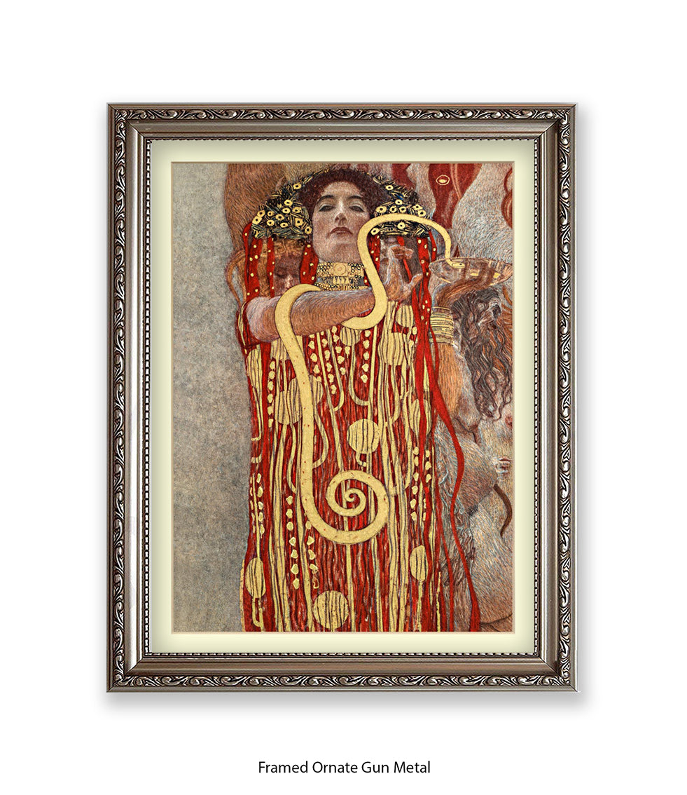 Hygieia Snake Queen Art Print